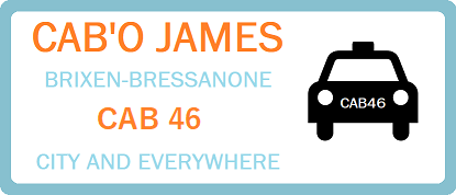 Logo-Taxi-James-Brixen-Bressanone-Transfer-Altoadige-Suedtirol-Italia